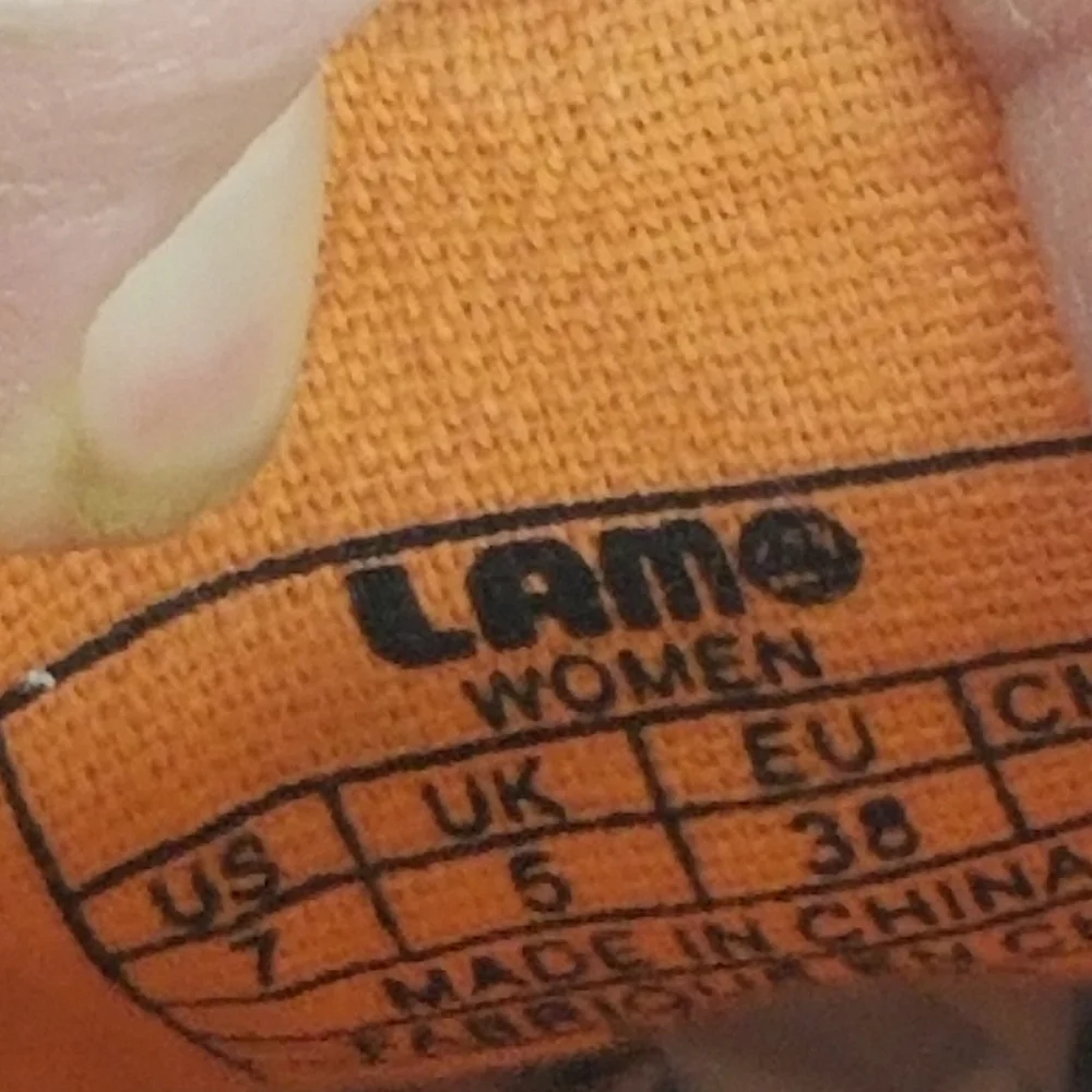 Lamo Orange Woven Sneakers